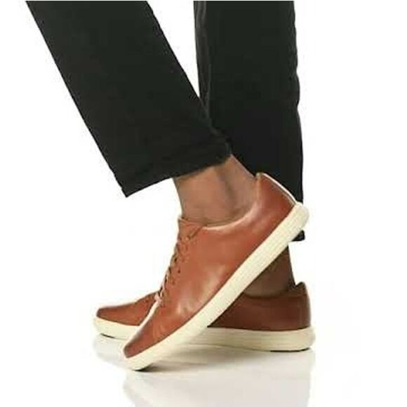 Cole Haan Men's 10M Tan Leather Grand Crosscourt II Low Sneakers Lace Up LE1-7 - Picture 1 of 8
